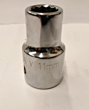 Image of DRAPER EXPERT 1/2" DRIVE 11MM SOCKET 12 SIDED BI-HEX STANDARD DEPTH