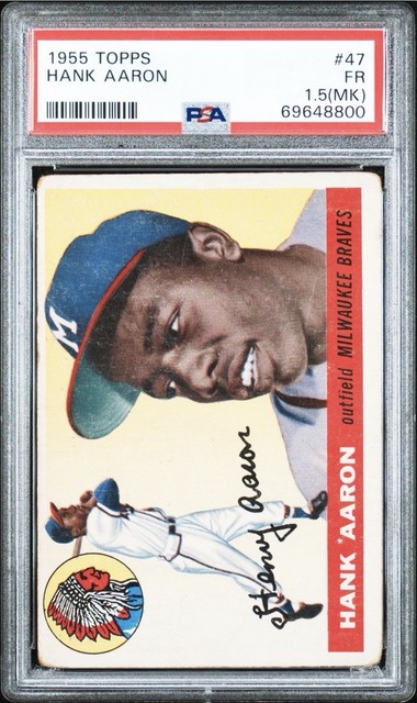 Hank Aaron 1955 Topps Topps