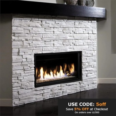 Kingsman 36'' Linear Direct Vent Gas Fireplace - ZCVRB3622
