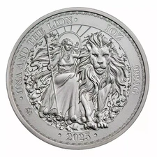 2023 1oz St. Helena Una and the Lion .999 Silver Coin