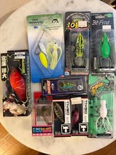 Lure set frog ibration spinnerbait swim jig bass fishing