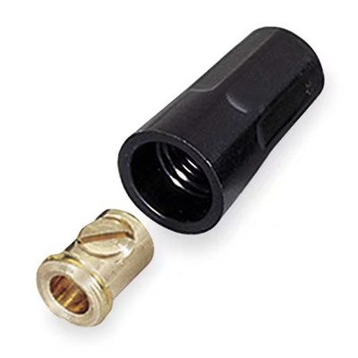 Ideal 30-222 Mechanical Lug, Black, 600 V, 100 Pk