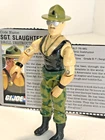 VINTAGE GI JOE ARAH SGT SLAUGHTER 1986 COMPLETE WITH CARD HASBRO