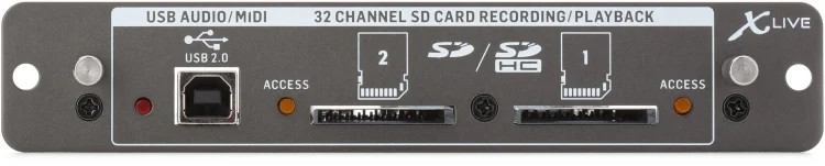 Behringer X-LIVE X32 Expansion Card for 32-channel SD/SDHC card