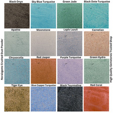 Crushed Gemstone Dust Powder 75+ Crushed Healing Stone Powder Sand Woodworking