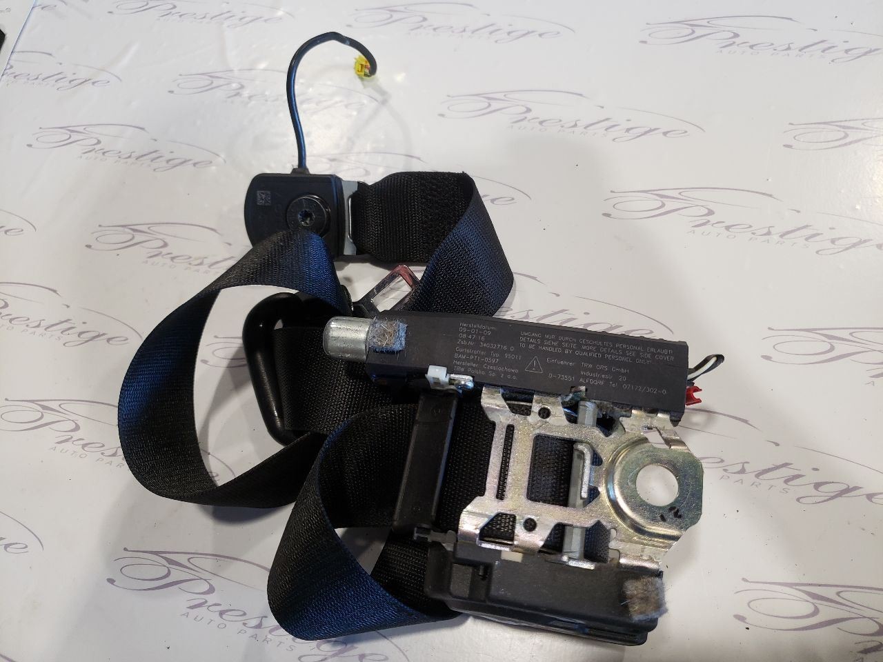 2009 Smart ForTwo Brabus Coupe Right Side Seat Belt Retractor Fits 08-16 OEM