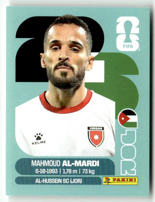 Panini 2026 World Cup WM Amerika Sticker No. JOR 17 Mahmoud Al-Mardi Jordanien