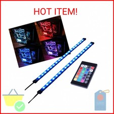 DS leddess RGB LED Strip Computer Lighting via Magnet with Controller for Deskto