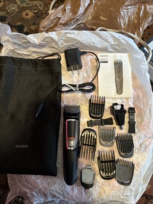 Philips Norelco Multigroom Series 3000 Trimmer  Model-MG3740 Ships Fast!