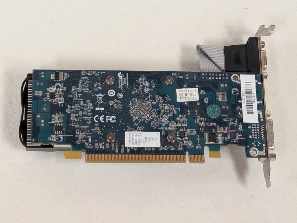 HIS Radeon HD 7750 iCooler 1GB GPU HDMI VGA DVI Dual Fan PCIE SY1-33F-C - Image 2 of 3