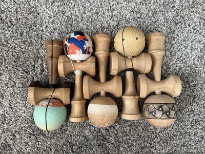 Lot of Vintage Mid 2010s Kendama - Grain Theory, Sweets, Krom