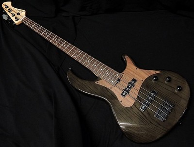 Ariaproii Rsb-700Wp Sbk Aria Electric Bass Wooden Pickguard 4-String See-Through