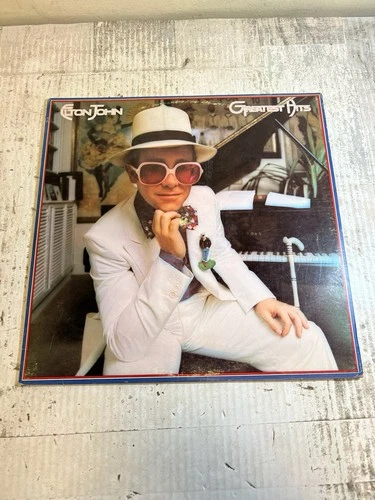Vintage Elton John GREATEST HITS Vinyl LP (MCA 2128) Classic Rock (1974)  Tested