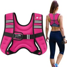 Weighted Vest 8lb Weights with Reflective Stripe,Weighted Vest for Men and Wo...