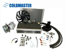 Coldmaster Universal A/C Kit Underdash Silver 450-100 12V, PK-8 Serpentine Belt