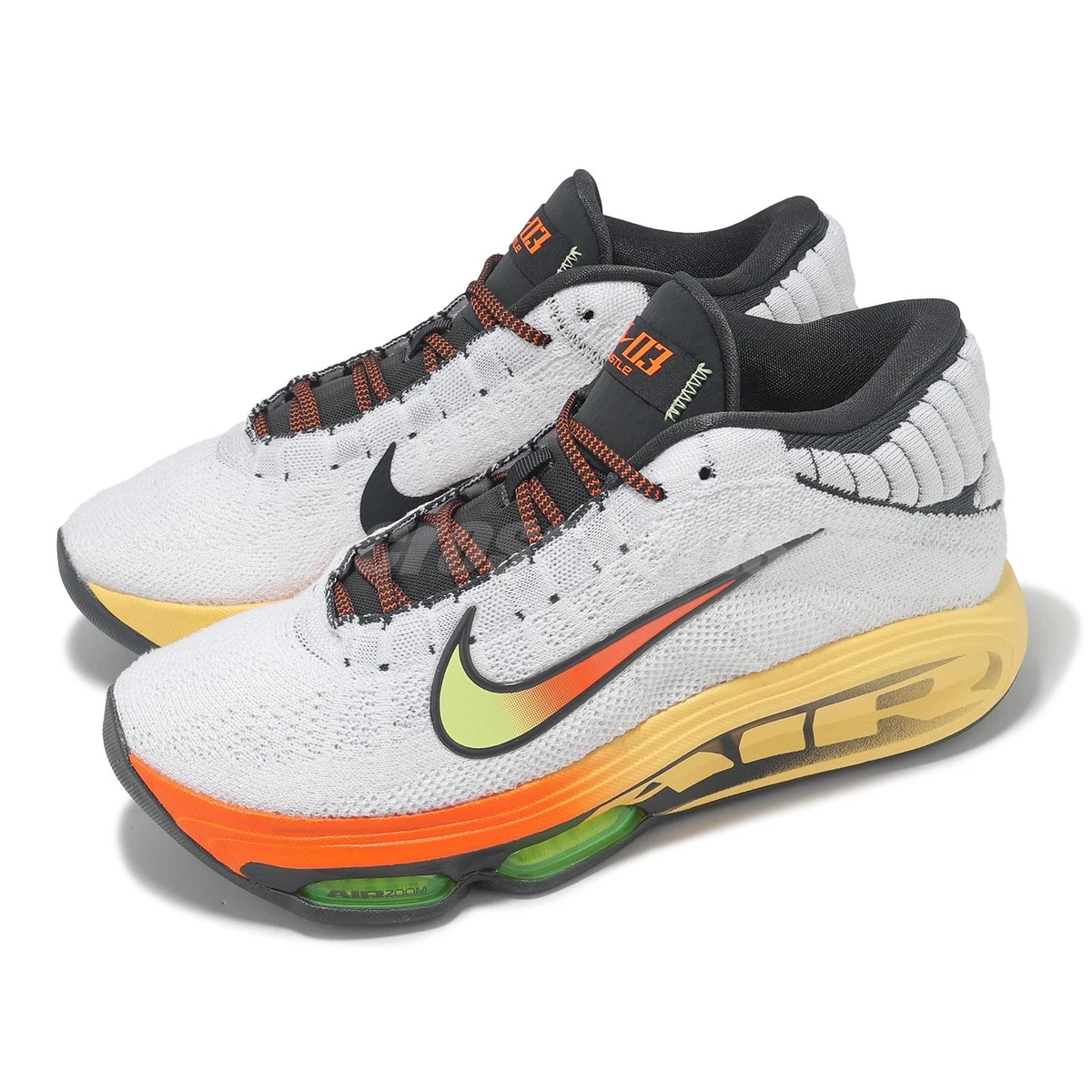 Nike Air Zoom GT Hustle 3 EP White Volt Safety Orange for Sale