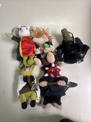Lot of 5 Farce Wars Fantom Meanies Plush Dolls w/ Tags Star Wars Parody NWT