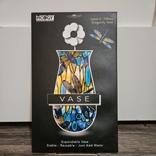 Expandable Flower Vase Tiffany Dragonfly Plastic Modern Vases New MODGY