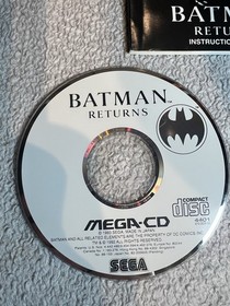 Batman Returns Sega Mega CD Game with Manual, PAL UK