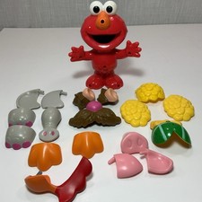 Fisher-price Sesame Street Elmo silly parts talking Parts Lot w/ acces,18 piece