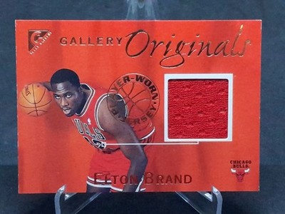 1999-00 Topps Gallery Gallery Originals Elton Brand Rookie Jersey Patch #GO1