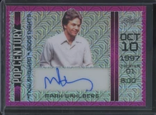 2024 Leaf Pop Century Mark Wahlberg #NS-MW1 Now Showing Auto Pink Mojo 1/1