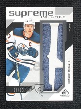 2021-22 Upper Deck SP Game Used Supreme 4/15 Connor McDavid #SP-CM Patch 00d2