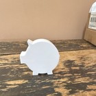 Pepsi Piggy Bank White Blue Red Plastic Soda Advertising Collectible Bank — photo 2