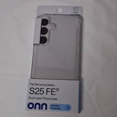 ONN Duel-Layer Phone Case For Samsung Galaxy S25 FE - Clear *M125*