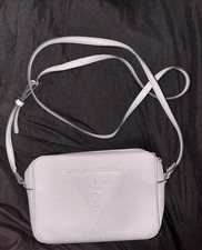 GUESS Vintage Purse Faux Leather Baby Blue Adjustable Strap