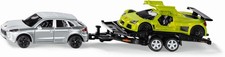 SIKU Super - PKW mit Transport-Anhänger