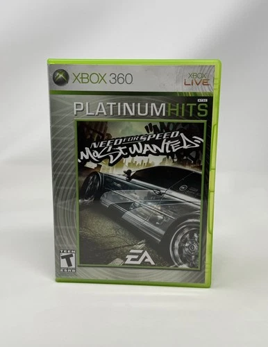Need for Speed Most Wanted Microsoft Xbox 360 Game and Case Pristine Disc Tested