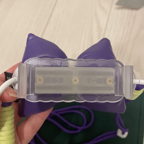 Purple Ribbon Smartphone Shoulder Strap Adjustable Synthetic Leather with Gemsto - 第 6/9 張圖片