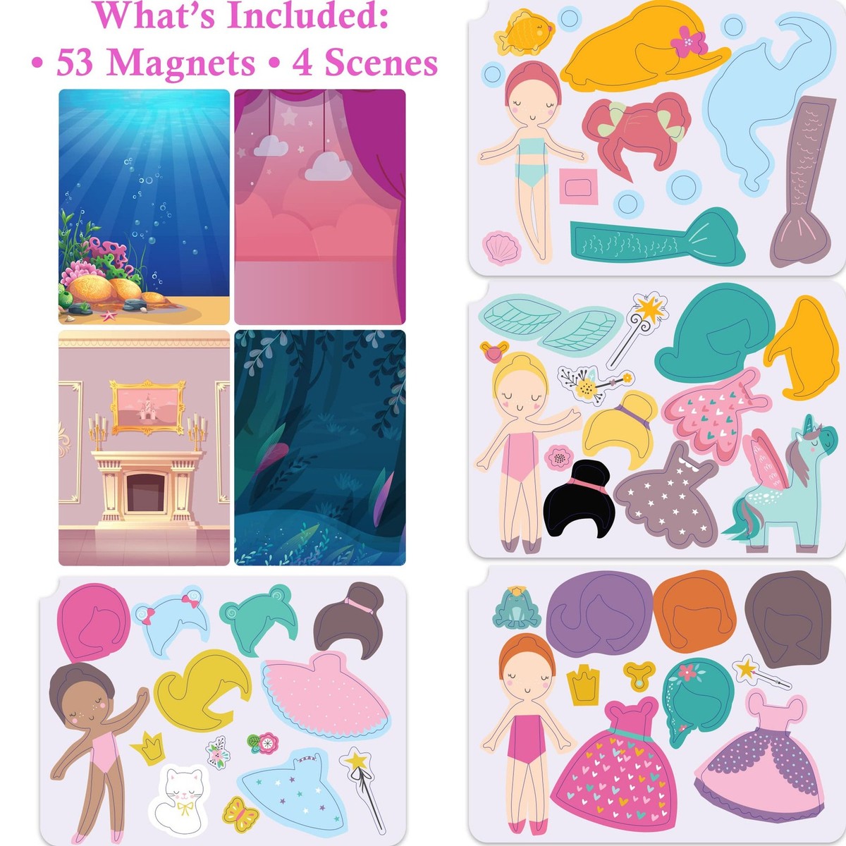 sachin and babi light blue dress DIY Magnetic Dress Up main image 1