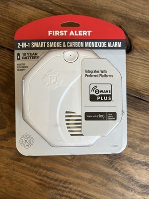 First Alert - Z-Wave Smoke and Carbon Monoxide Detector - White