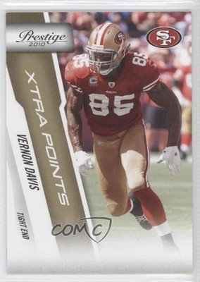 2010 Panini Prestige Xtra Points Gold 11/250 Vernon Davis #173 0c4