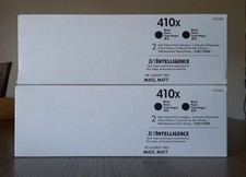 HP 410X 2-pack High Yield Black Original LaserJet Toner Cartridges,