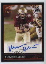 2021 Leaf Memories 1992 Base Bronze Spectrum 93/99 McKenzie Milton Auto b8h