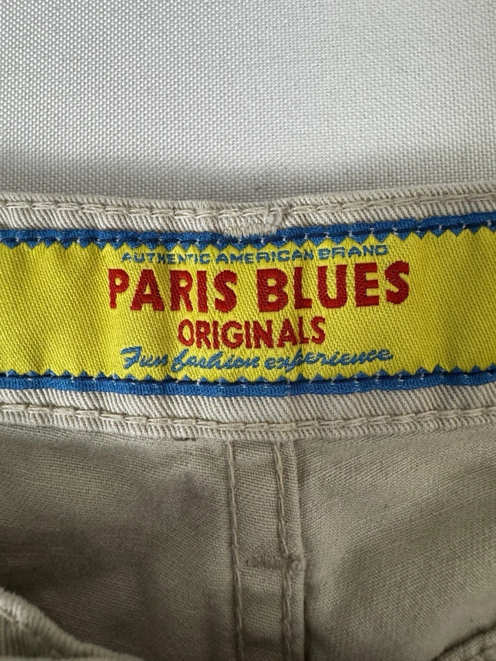 Pantalones Cortos Paris Blues Y2K Años 90 Para Mujer Caqui Carga Bolsillo 11 Preppy Costero Exterior Foto 3 de 4