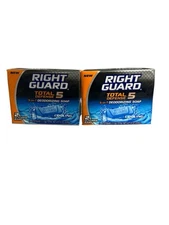 (2 Packs)Right Guard•Total Defense 5•Cooling Bar•5-in-1Glycerin Soap 2 Bars/pack