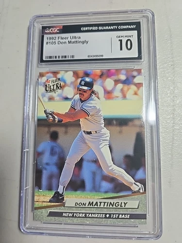 1992 ultra Don Mattingly cgc 10 