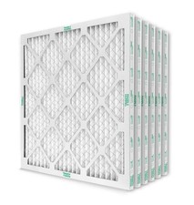 20x25x1 MERV 11 Pleated Air Filters by Mann Hummel. 6 Pack.
