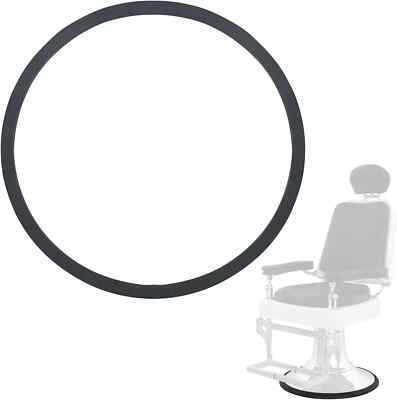 22.8'' Salon Chair Rubber Base Ring, Salon Equipment Floor Protective Rubber Ring