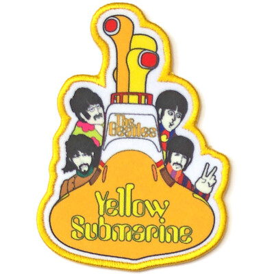 THE BEATLES - Yellow Submarine All Aboard Aufnäher Patch OFFICIAL MERCHANDISE