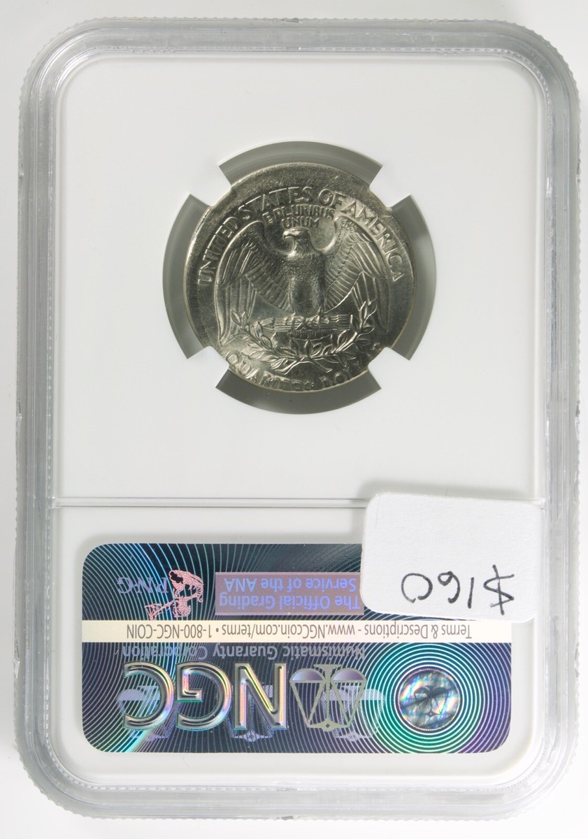 1998-P Washington Quarter Struck 10% Off Center NGC Mint