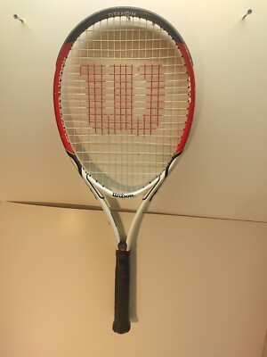 Wilson Roger Federer 27 Titanium Tennis Racket Racquet Grip Size 4 1/2 Pre-owned