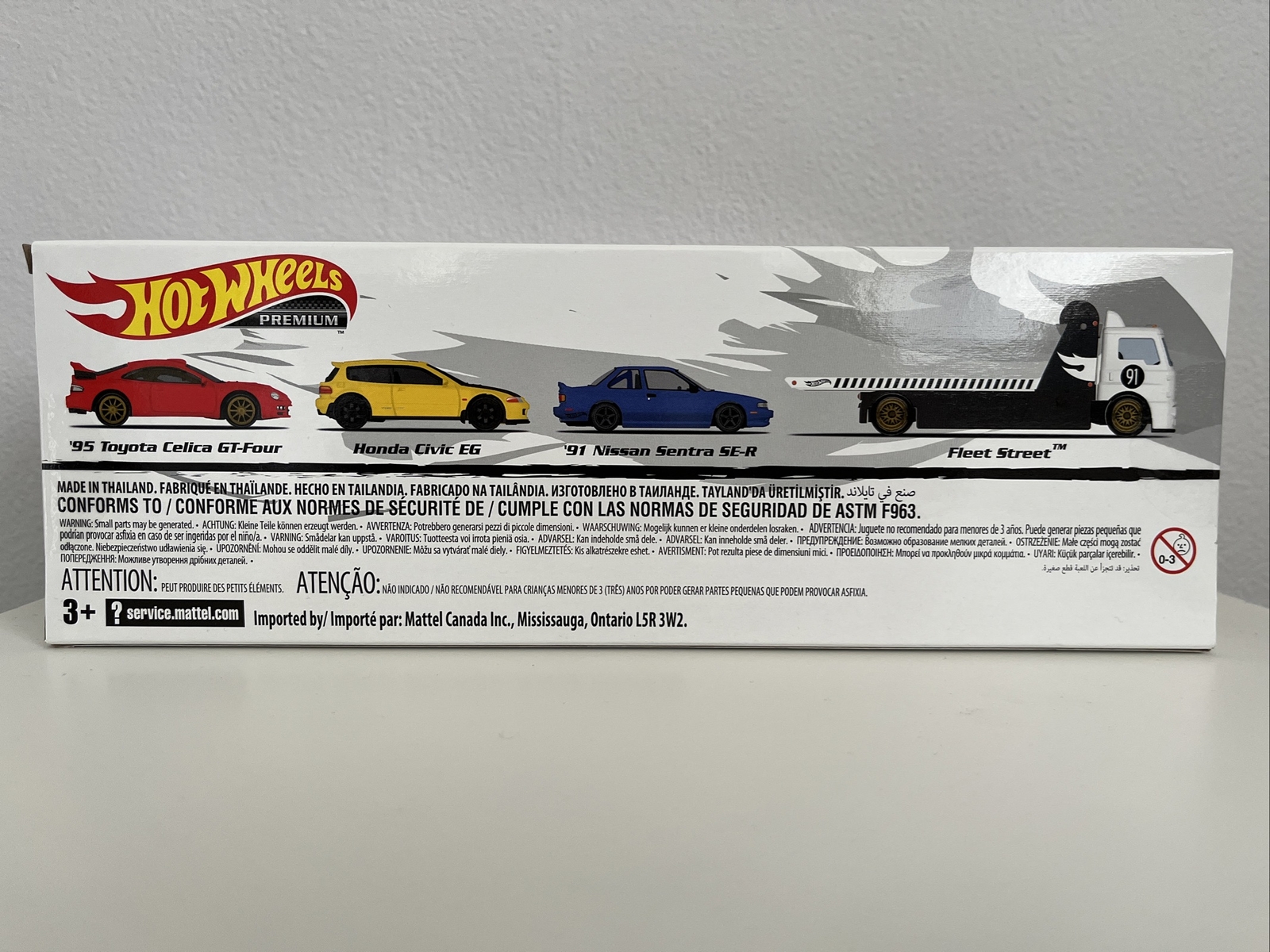 Hot Wheels Premium JDM Fleet Street Nissan Sentra Honda Civic Toyota