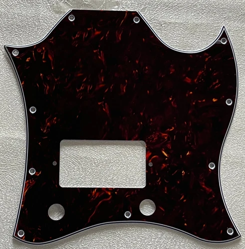 Custom For Gibson SG Standard Single Humbucker Guitar Pickguard Brown Tortoise