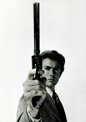 CLINT EASTWOOD DIRTY HARRY Big Gun Druck Poster Wanddekor Kunst GESCHENK Bild A4 +