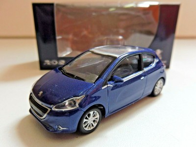 Peugeot 208 3 Portes Blau 1 64 3 Inches Norev Neu Ebay